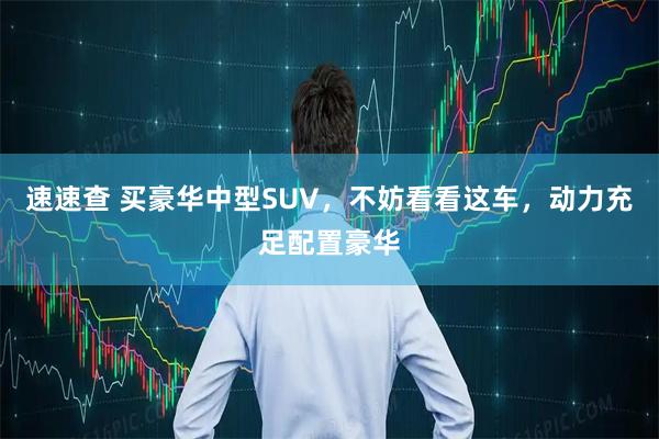 速速查 买豪华中型SUV，不妨看看这车，动力充足配置豪华