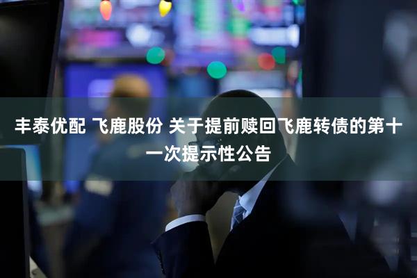丰泰优配 飞鹿股份 关于提前赎回飞鹿转债的第十一次提示性公告